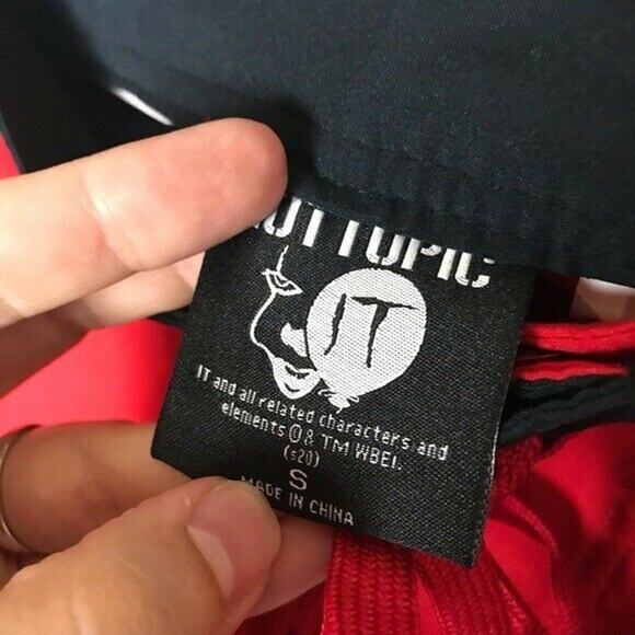 Hot Topic NWT "It" Men's Small Lover Loser Board Shorts Red Black Swimwear - Picture 3 of 9